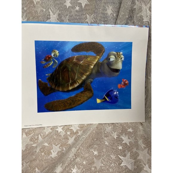 Walt Disney Pictures Pixar Finding Nemo Lithograph Set Of 4 - Picture 6 of 6